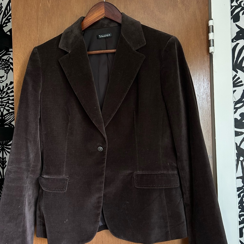 Velvet blazer